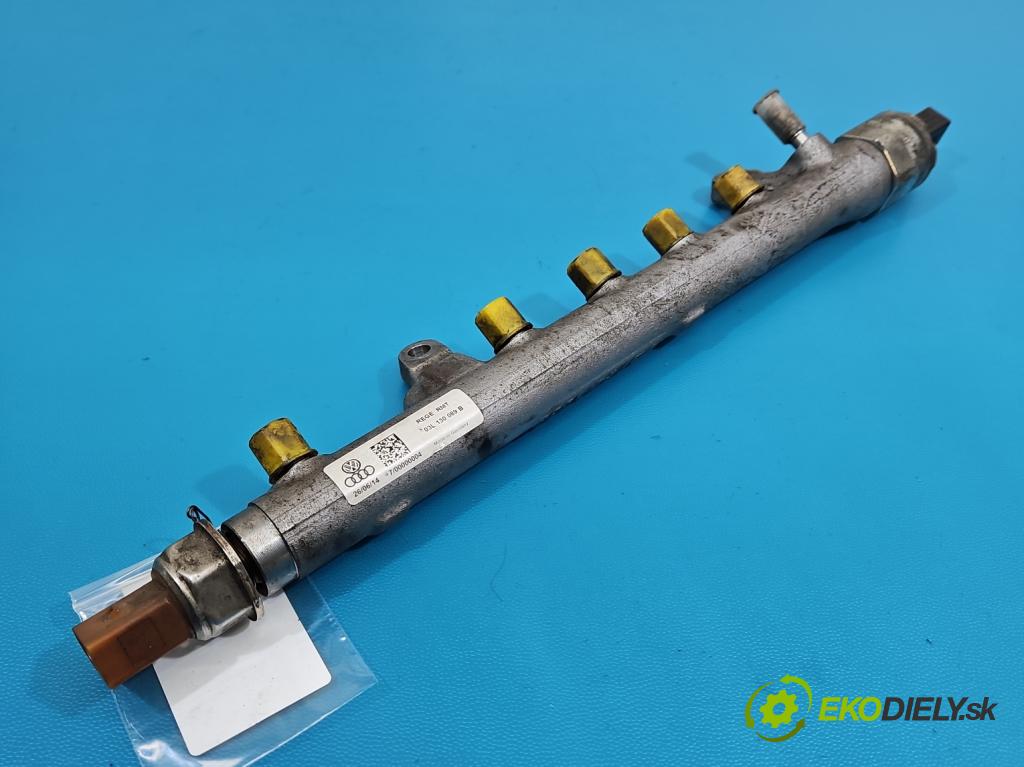Skoda Fabia II 2007-2014 1.6 tdi CAYA 105 hp manual 77 kW 1598 cm3 5- lišta vstřikovací 03L130089B (Vstřikovací lišta)