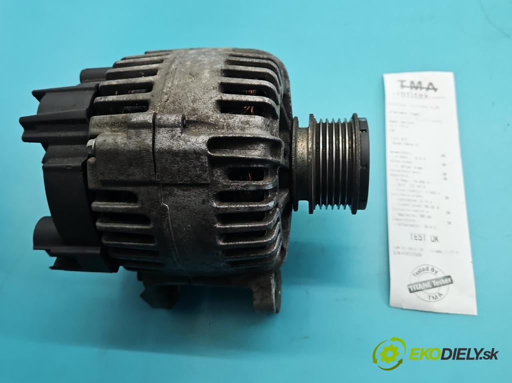 Skoda Fabia II 2007-2014 1.6 tdi CAYA 105 hp manual 77 kW 1598 cm3 5- Alternator 2542730J (Alternátor)