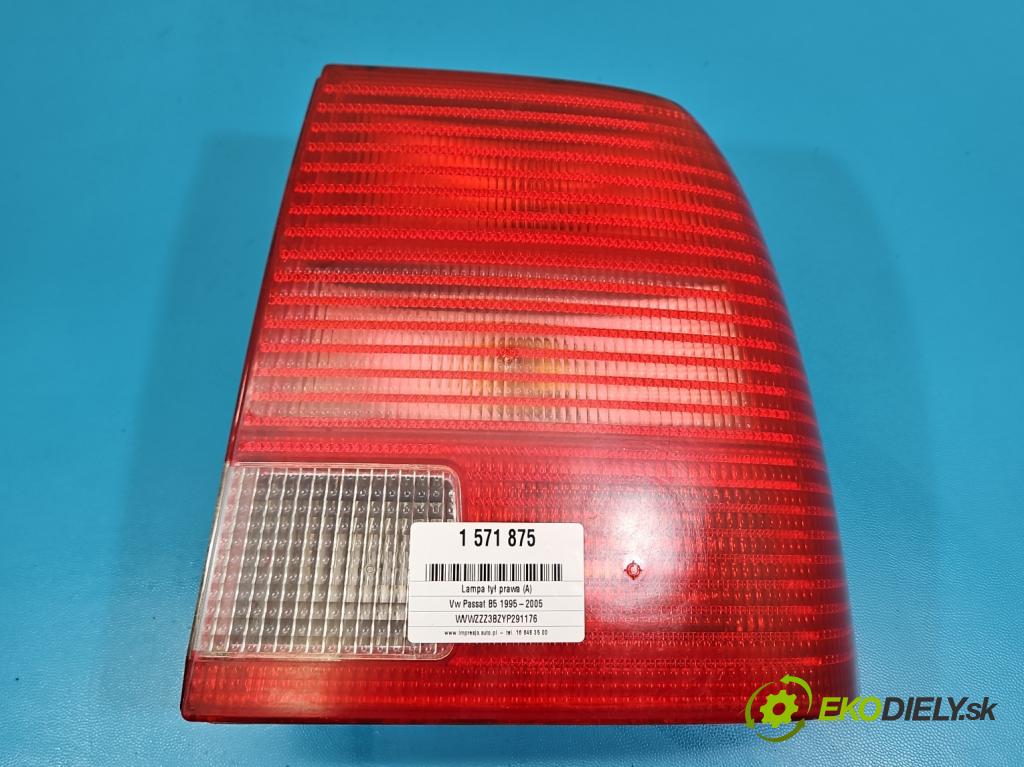 Vw Passat B5 1995-2005 1.9 tdi 116 HP manual 85 kW 1896 cm3 4- svetlo / reflektor zadné pravé 3B5945096G (Kľučka dverí ostatné)
