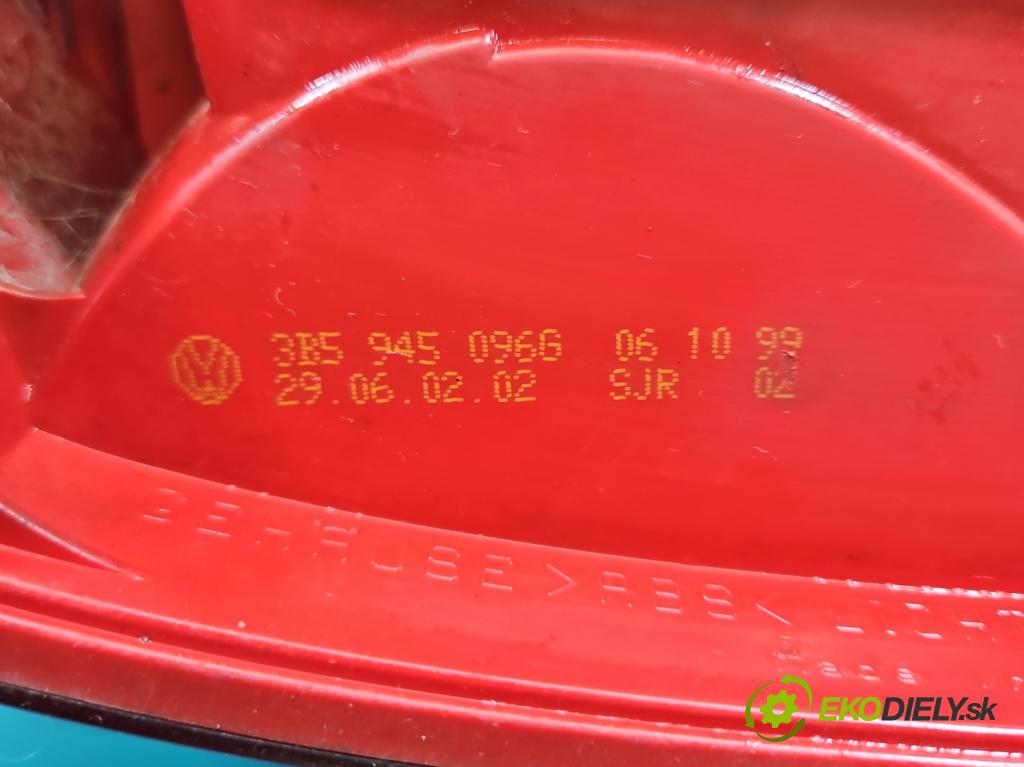 Vw Passat B5 1995-2005 1.9 tdi 116 HP manual 85 kW 1896 cm3 4- svetlo / reflektor zadné pravé 3B5945096G (Kľučka dverí ostatné)