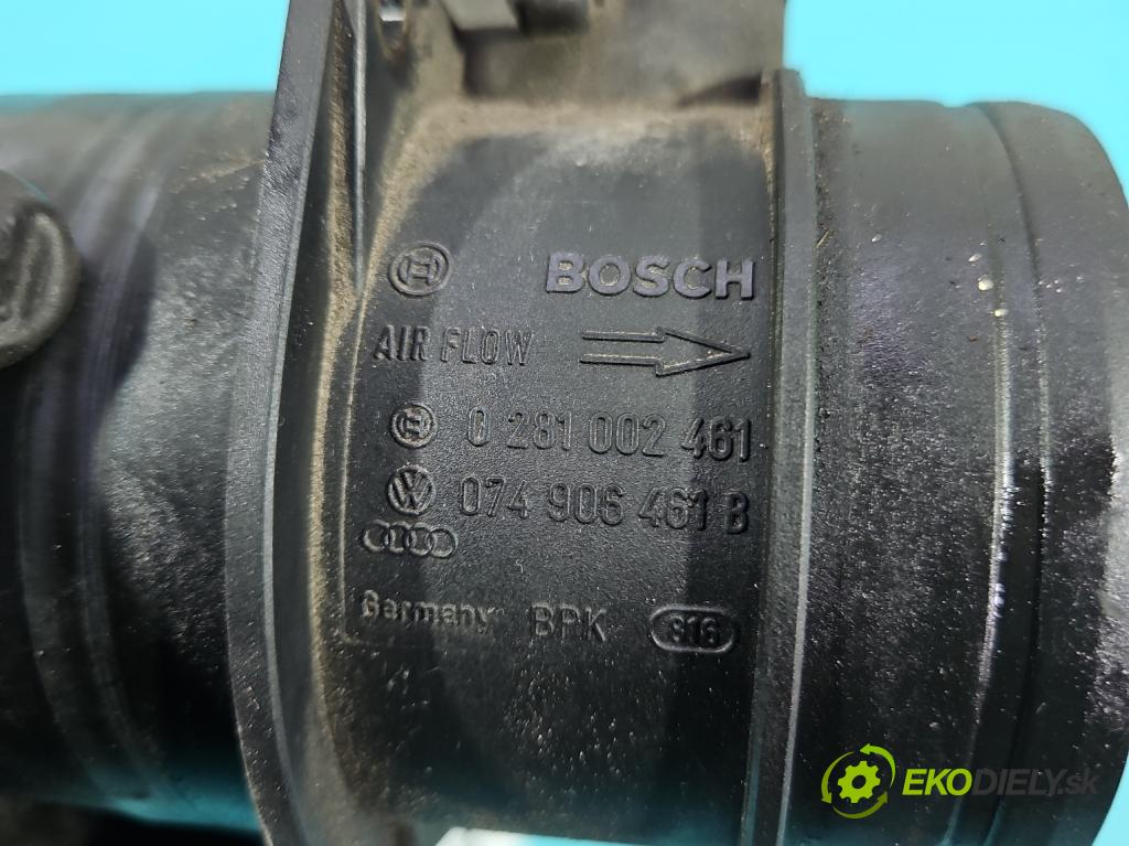 Audi A4 B6 2000-2004 1.9 tdi 131 HP manual 96 kW 1896 cm3 5- průtokoměr: 0281002461 (Váha vzduchu)