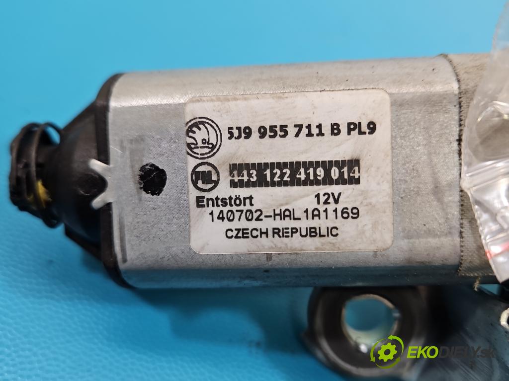 Skoda Fabia II 2007-2014 1.6 tdi CAYA 105 HP manual 77 kW 1598 cm3 5- motor stieračov zadné 5J9955711B