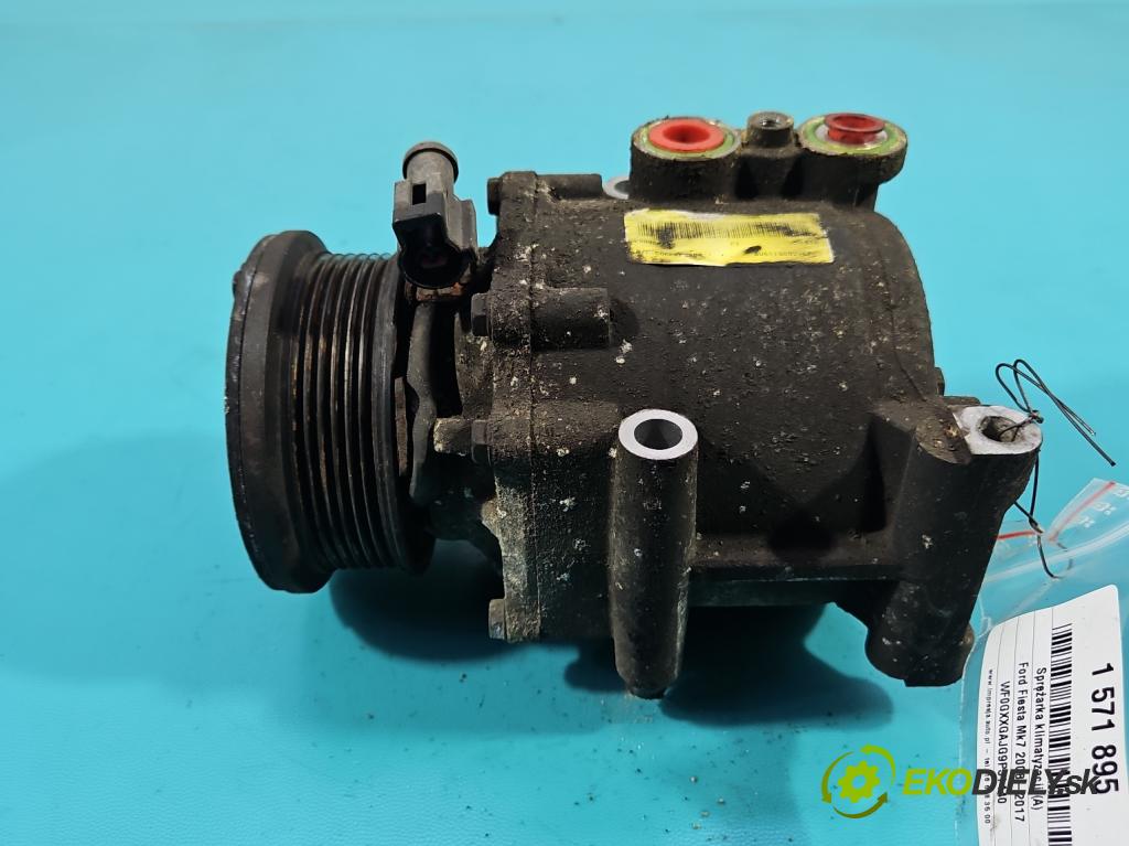 Ford Fiesta Mk7 2008-2017 1.2 16V 82 hp manual 60 kW 1242 cm3 3- Kompresor: klíma 8V5119D629EF (Kompresor klimatizace)