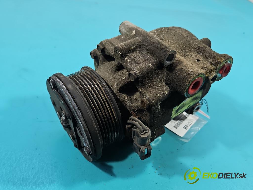 Ford Fiesta Mk7 2008-2017 1.2 16V 82 HP manual 60 kW 1242 cm3 3- Kompresor: klimatizácie 8V5119D629EF (Kompresor klimatizácie)