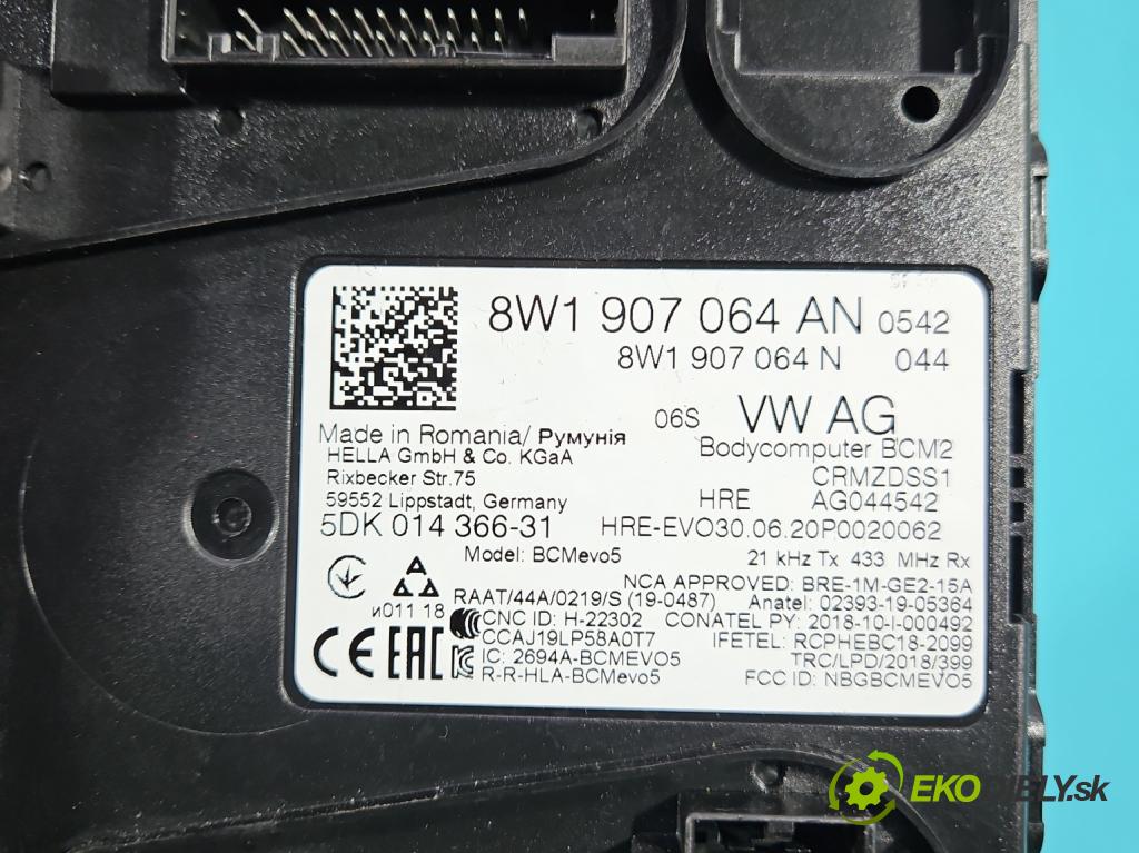 Audi A4 B9 2015-2024 2.0 TDI 190 HP automatic 140 kW 1968 cm3 5- riadiaca jednotka komfortu 8W1907064AN
