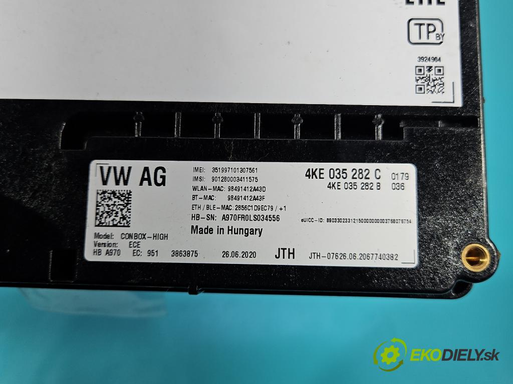 Audi A4 B9 2015-2024 2.0 TDI 190 hp automatic 140 kW 1968 cm3 5- řídící jednotka 4KE035282C