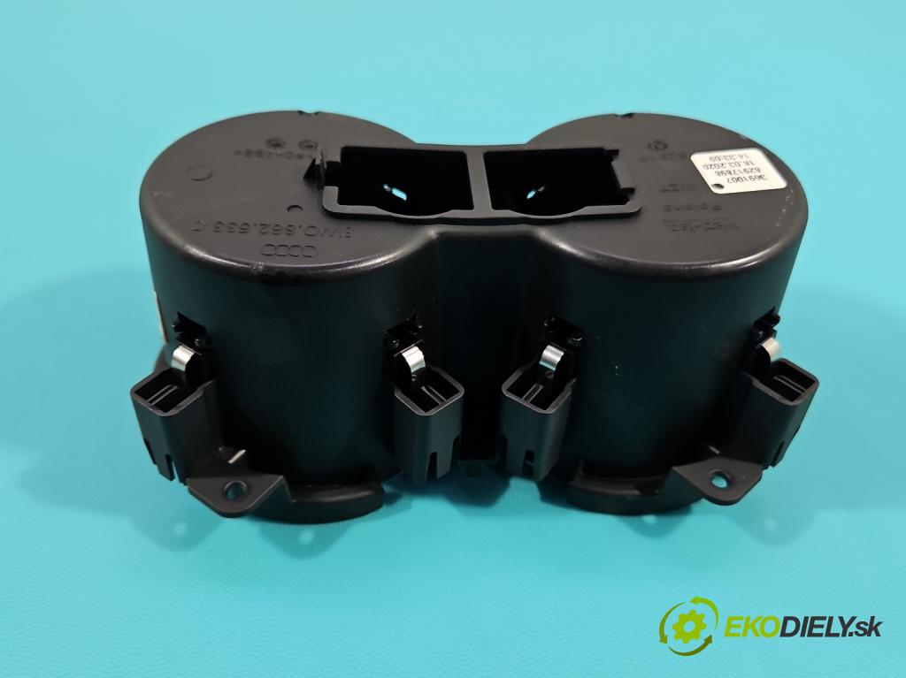 Audi A4 B9 2015-2024 2.0 TDI 190 HP automatic 140 kW 1968 cm3 5- Rukojeť: na nápoje: 8W0862533C (Držiak (úchyt) na nápoje)