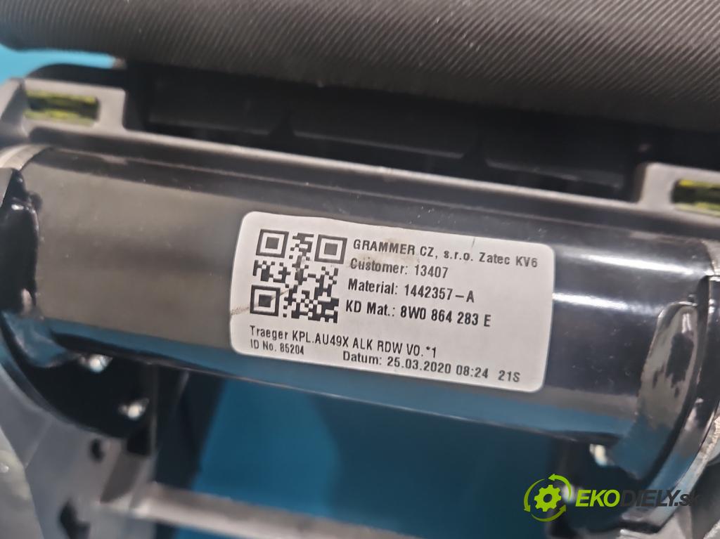 Audi A4 B9 2015-2024 2.0 TDI 190 hp automatic 140 kW 1968 cm3 5- loketní opěrka 8W0854283E (Loketní opěrka)