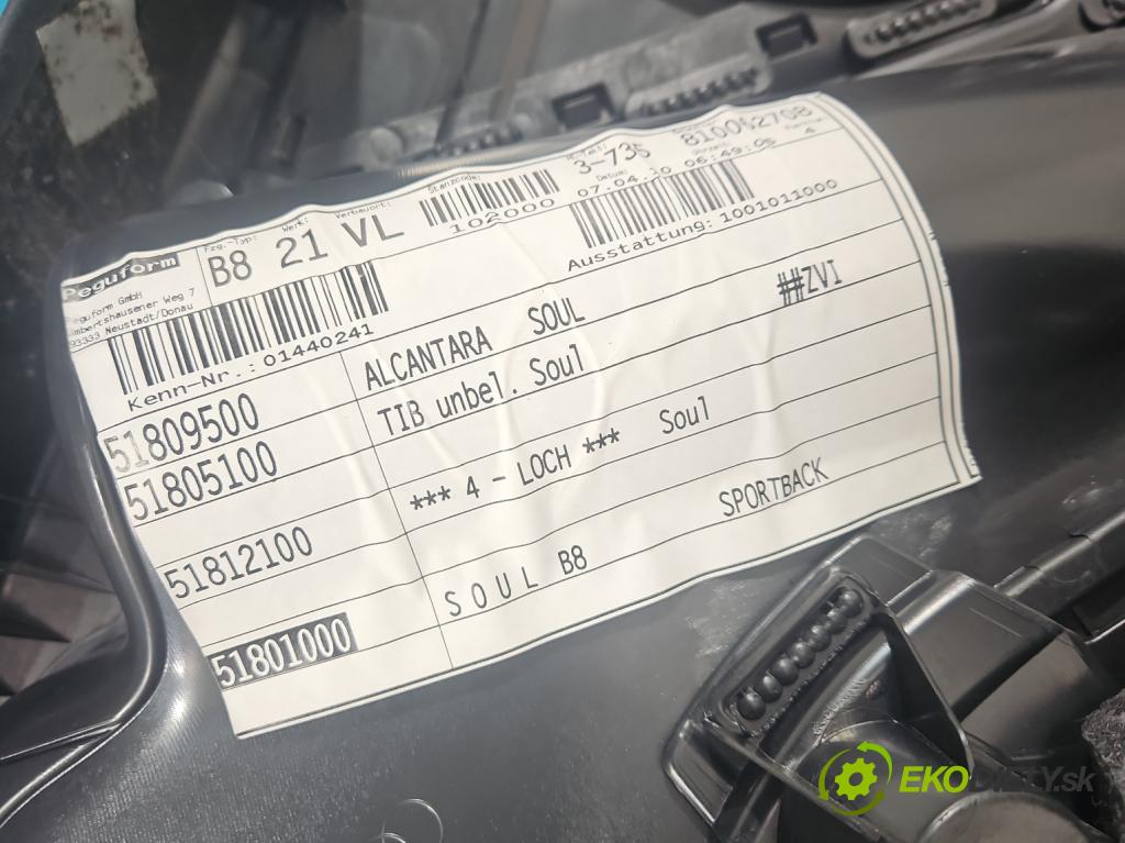 Audi A5 8T 2007-2016 3.0 tdi 239KM automatic 176 kW 2967 cm3 5- Čalounictví: dvere predné ľavé 8T8867105