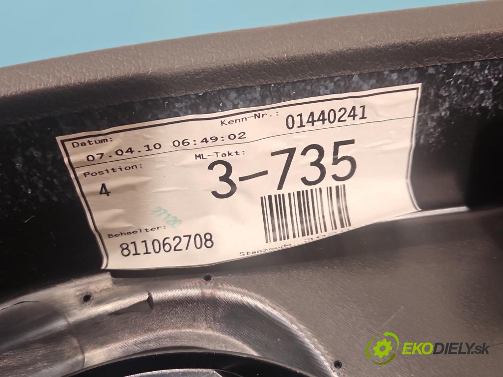 Audi A5 8T 2007-2016 3.0 tdi 239KM automatic 176 kW 2967 cm3 5- Čalounictví: dvere zadné ľavé 8T8867305