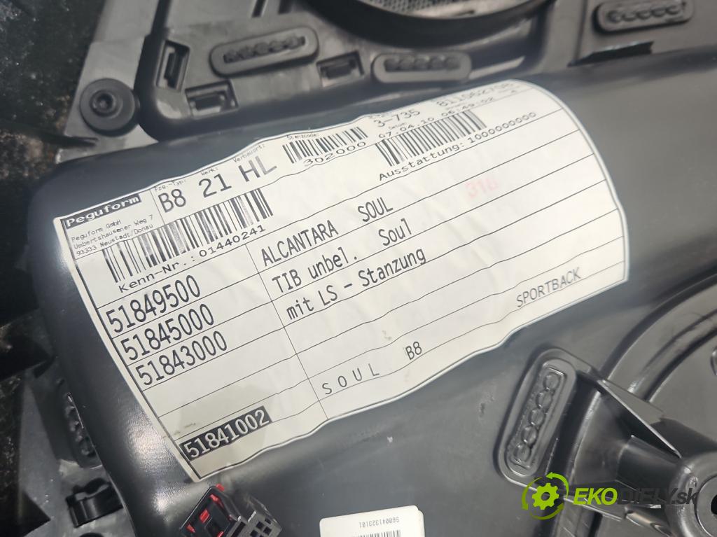 Audi A5 8T 2007-2016 3.0 tdi 239KM automatic 176 kW 2967 cm3 5- Čalounictví: dvere zadné ľavé 8T8867305