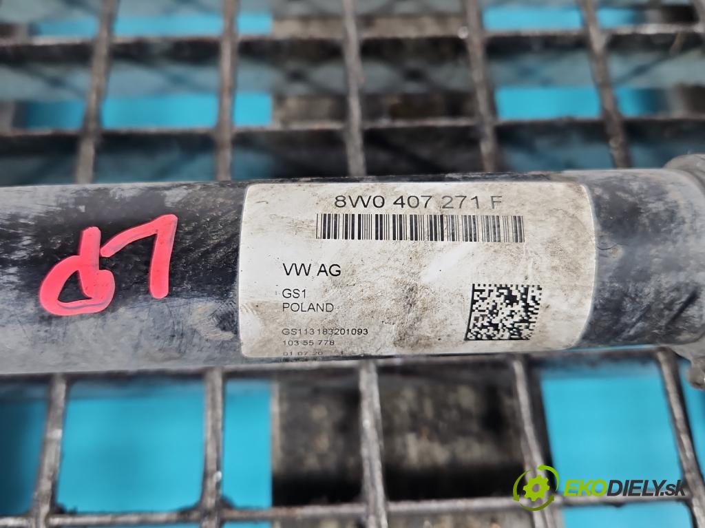 Audi A4 B9 2015-2024 2.0 TDI 190 HP automatic 140 kW 1968 cm3 5- poloos predné ľavé 8W0407271F