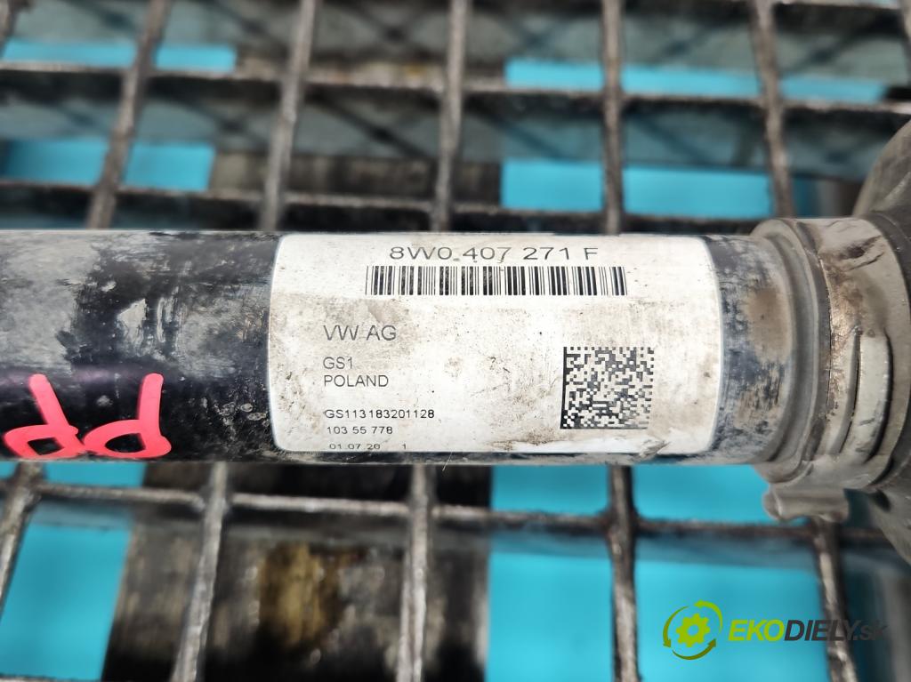 Audi A4 B9 2015-2024 2.0 TDI 190 HP automatic 140 kW 1968 cm3 5- poloos predné pravé 8W0407271F