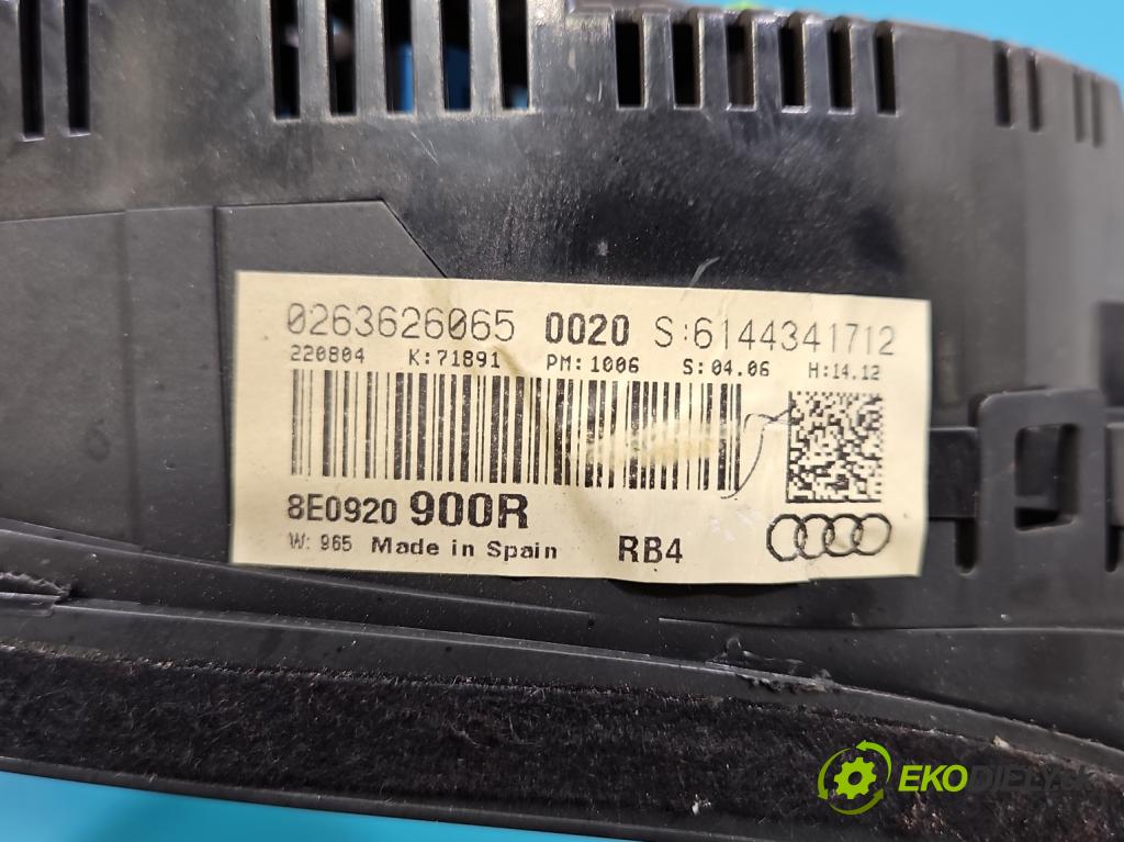Audi A4 B7 2004-2008 3.0 tdi BKN: 204 HP automatic 150 kW 2967 cm3 5- prístrojovka/ budíky 0263626065 (Prístrojová doska)