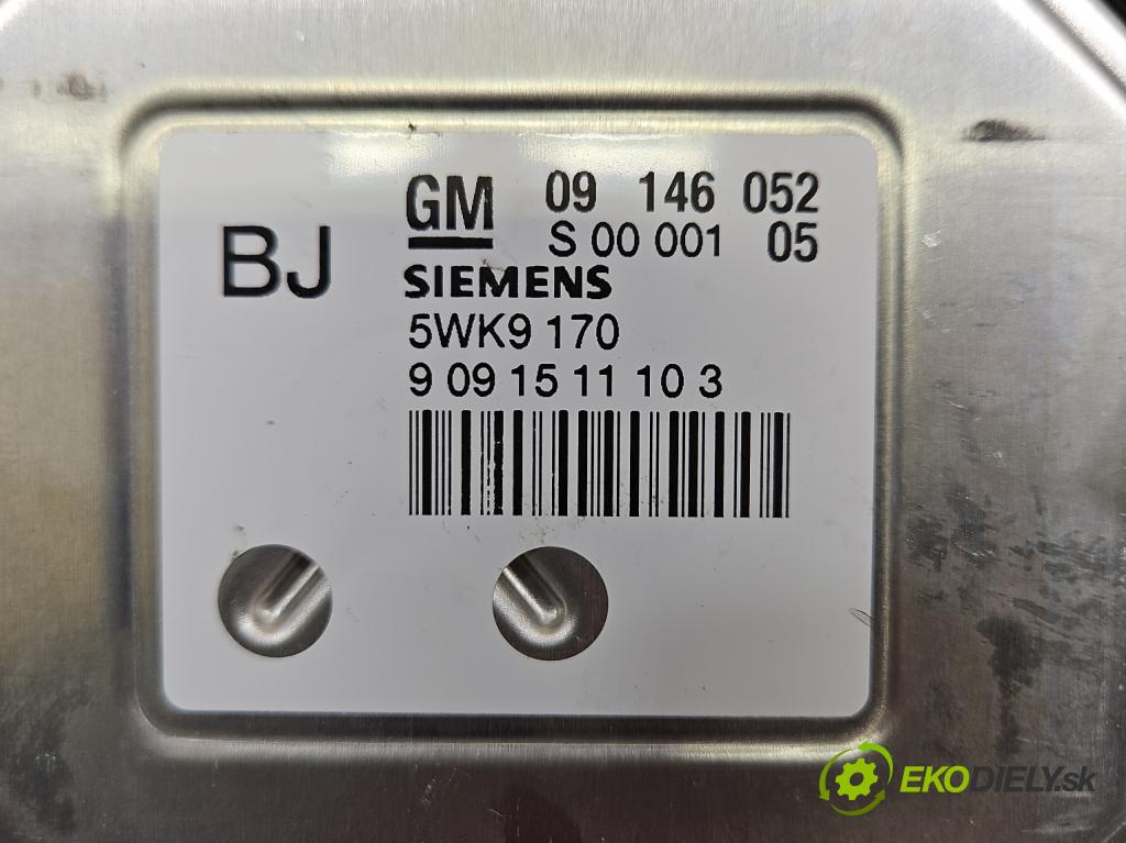 Opel Omega B 1994-2003 2.2 16V 144 HP manual 106 kW 2198 cm3 4- riadiaca jednotka motora 09146052
