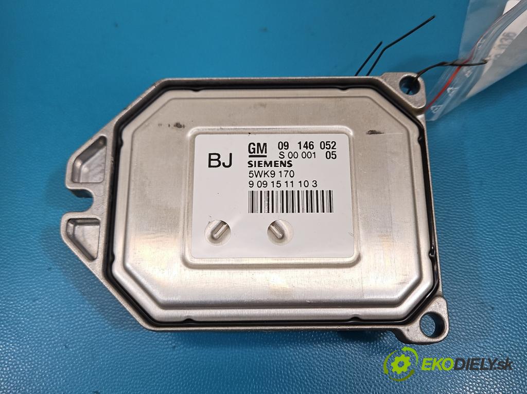 Opel Omega B 1994-2003 2.2 16V 144 HP manual 106 kW 2198 cm3 4- riadiaca jednotka motora 09146052