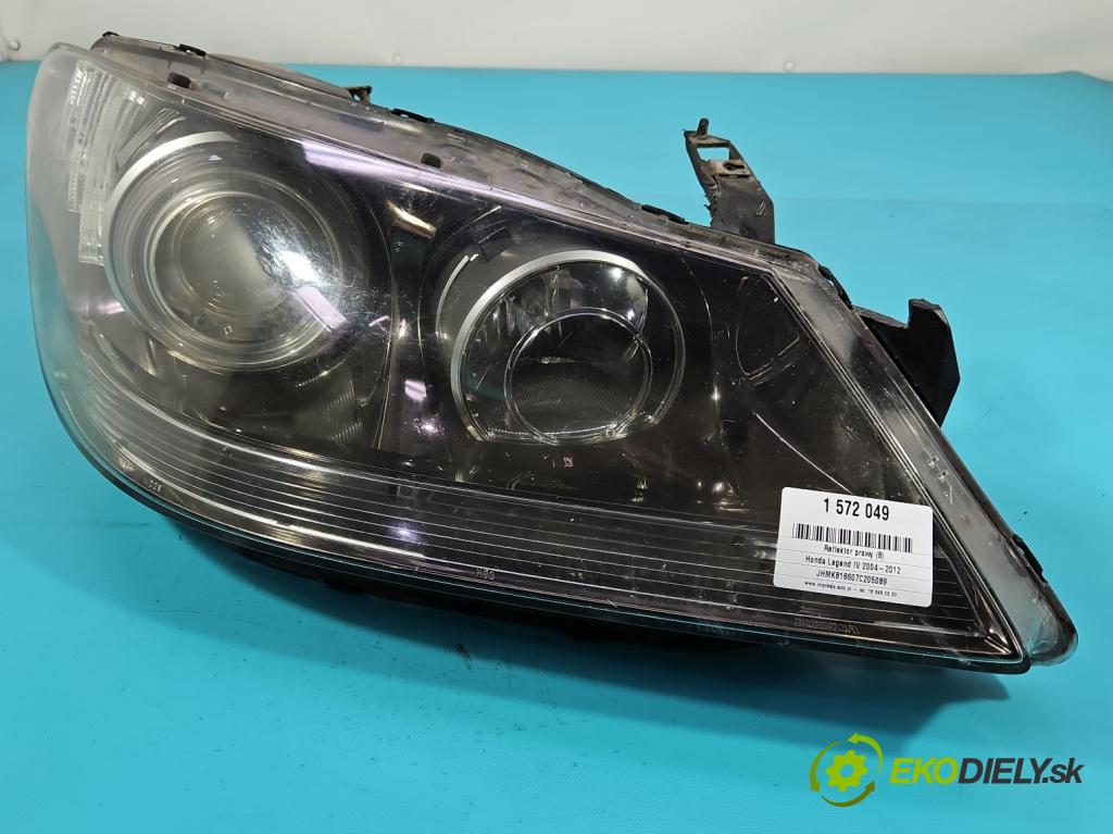 Honda Legend IV 2004-2012 3.5 V6 295HP automatic 217 kW 3471 cm3 4- Reflektor: pravý  (Svetlo predné pravé)