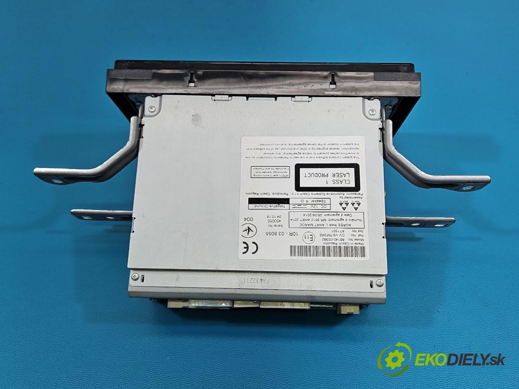 Toyota Auris II 2012-2018 1.6 16V 132  HP manual 97 kW 1598 cm3 5- Radio originál 86140-02360