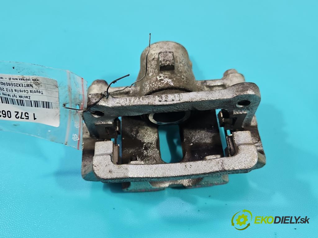 Toyota Corolla E12 2001-2009 2.0 D4D 90 HP manual 66 kW 1995 cm3 5- brzdič zadné ľavý  (Kľučka dverí ostatné)