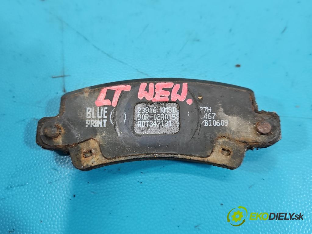 Toyota Corolla E12 2001-2009 2.0 D4D 90 HP manual 66 kW 1995 cm3 5- Štíty: brzdové zadné