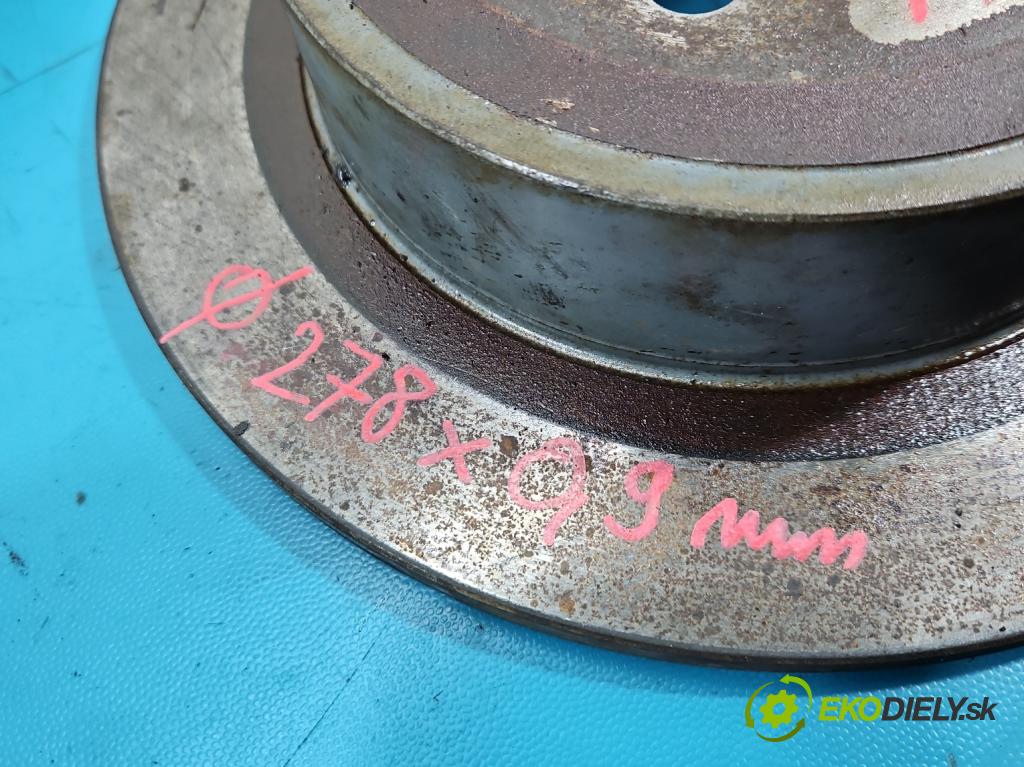 Toyota Corolla E12 2001-2009 2.0 D4D 90 HP manual 66 kW 1995 cm3 5- Štíty: brzdové zadné