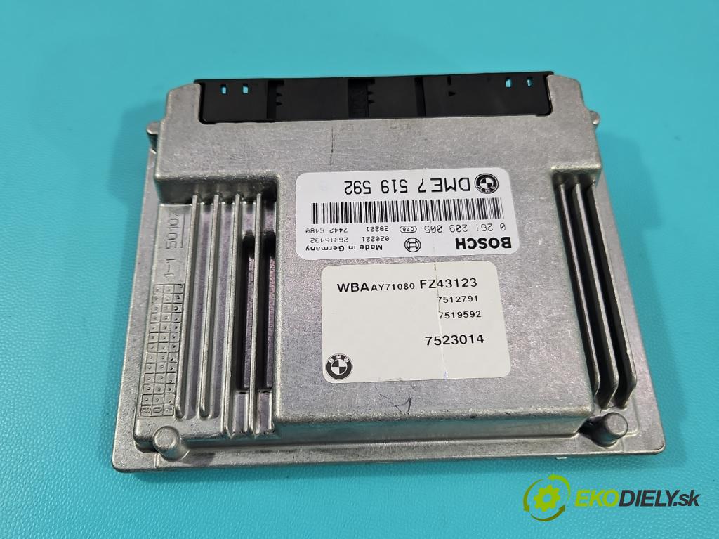 Bmw 3 E46 1998-2007 2.0 16V 143 hp manual 105 kW 1995 cm3 4- řídící jednotka motoru 0261209005