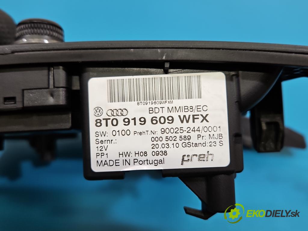 Audi A5 8T 2007-2016 3.0 tdi 239KM automatic 176 kW 2967 cm3 5- prepínač rádio: navigácie 8T0919609WFX