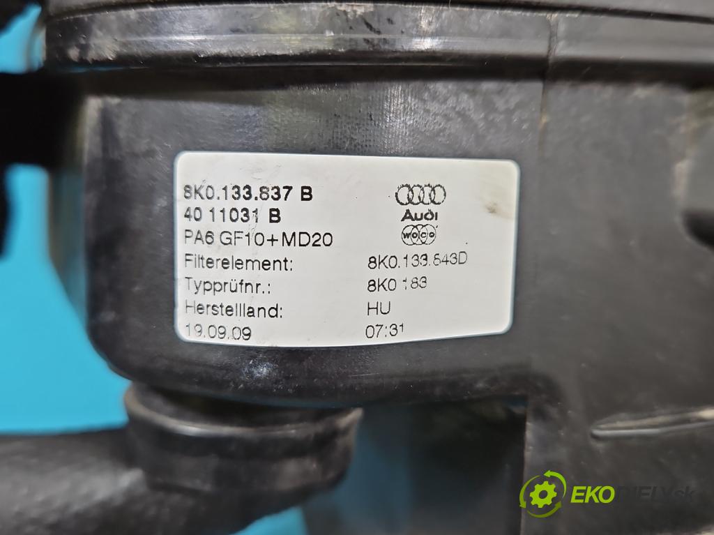 Audi A5 8T 2007-2016 3.0 tdi 239KM automatic 176 kW 2967 cm3 5- obal filtra vzduchu 8K0133835B (Kryt vzduchového filtru)