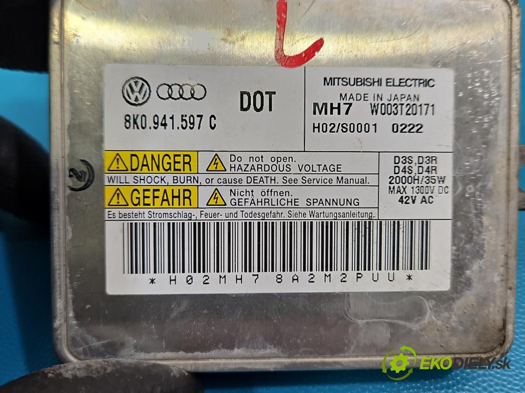 Audi A5 8T 2007-2016 3.0 tdi 239KM automatic 176 kW 2967 cm3 5- měnič xenon 8K0941597C (Řídící jednotka xenonu)