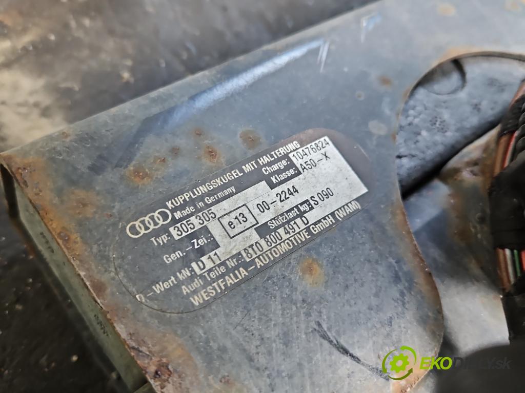Audi A5 8T 2007-2016 3.0 tdi 239KM automatic 176 kW 2967 cm3 5- Hák: vlečení: 8T0800491D (Ťažné zariadenie)