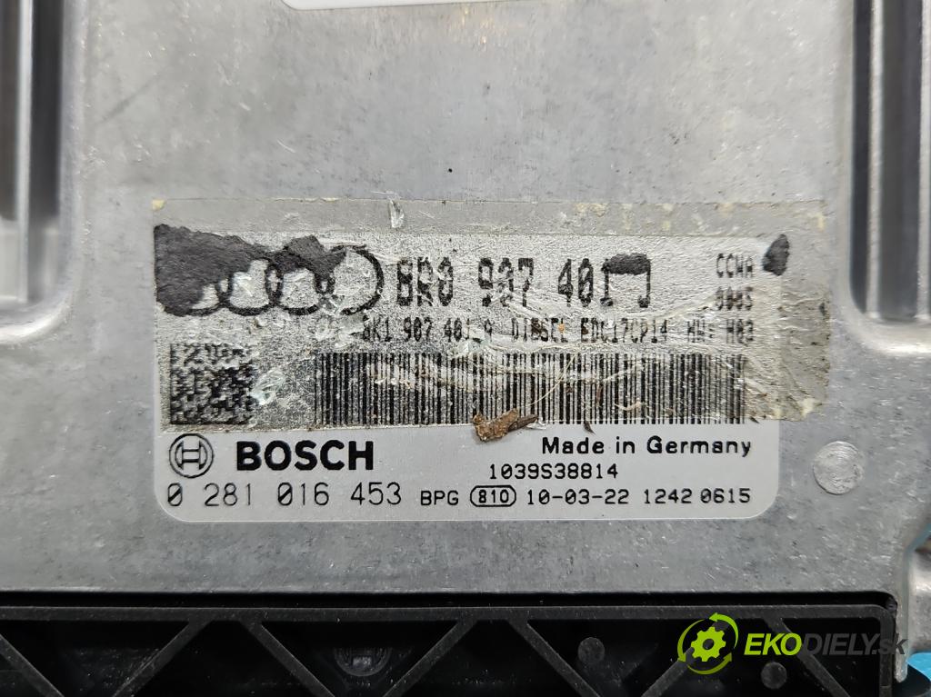 Audi A5 8T 2007-2016 3.0 tdi 239KM automatic 176 kW 2967 cm3 5- riadiaca jednotka motora 8R0907401J