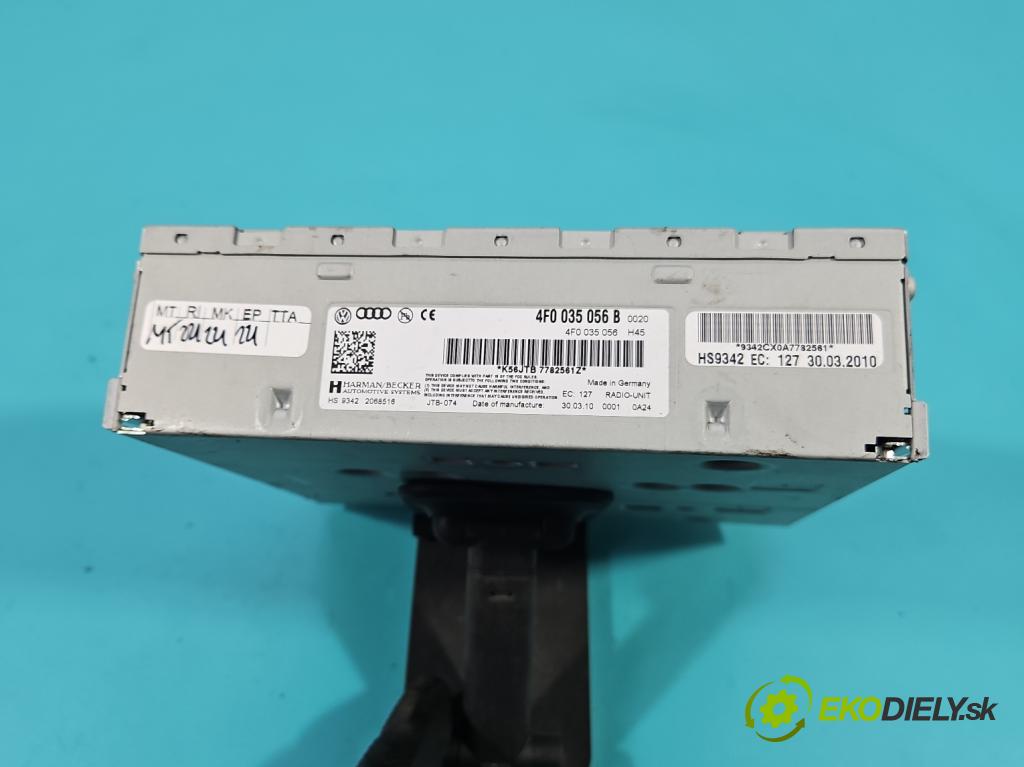 Audi A5 8T 2007-2016 3.0 tdi 239KM automatic 176 kW 2967 cm3 5- Radio originál 4F0035056B