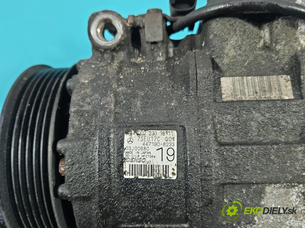 Mercedes Sprinter II 906 2006-  2.1 cdi 109 HP manual 80 kW 2148 cm3 5- Kompresor: klimatizácie A0022301911 (Kompresor klimatizácie)