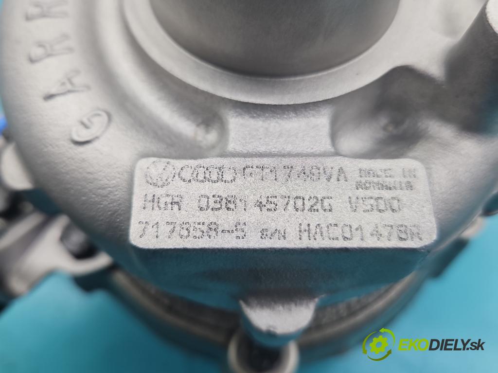Audi A4 B6 2000-2004 1.9 tdi 131 hp manual 96 kW 1896 cm3 5- Turbodmychadlo repasováno 717858-5