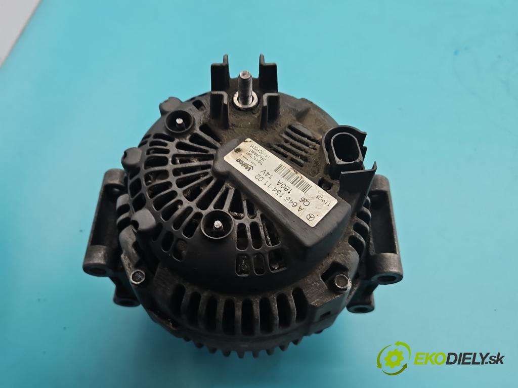Mercedes Sprinter II 906 2006-  2.2 cdi 109 HP manual 80 kW 2148 cm3 5- Alternator A6461541102 (Alternátor)
