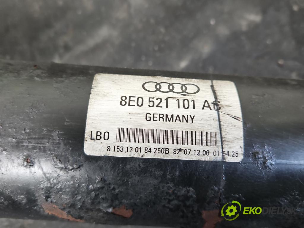 Audi A4 B7 2004-2008 3.0 tdi BKN: 204 HP automatic 150 kW 2967 cm3 5- Hřídel: zadné 8E0521101A (Kardaňový hriadeľ)