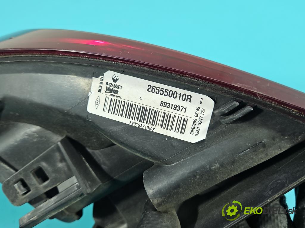 Renault Megane III 2008-2016 2.0 Tce 179KM manual 132 kW 1998 cm3 5- svetlo / reflektor zadné ľavé 2655550010R (Kľučka dverí ostatné)