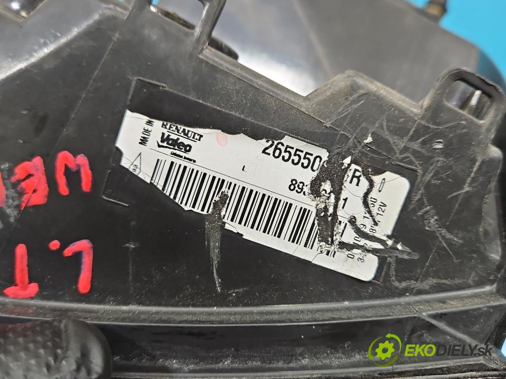 Renault Megane III 2008-2016 2.0 Tce 179KM manual 132 kW 1998 cm3 5- svetlo / reflektor zadné ľavé 265550028R (Kľučka dverí ostatné)