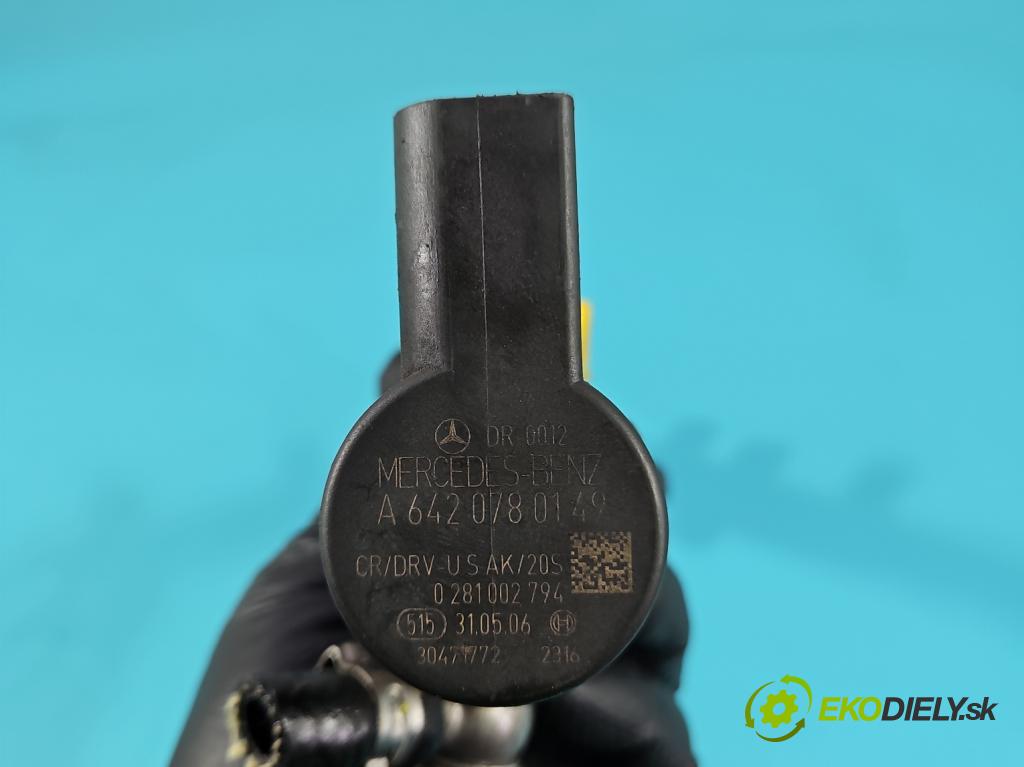 Mercedes Sprinter II 906 2006-  2.2 cdi 109 hp manual 80 kW 2148 cm3 5- lišta vstřikovací 0445214109 (Vstřikovací lišta)