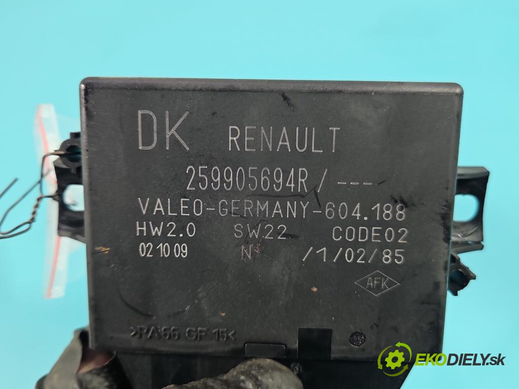 Renault Megane III 2008-2016 2.0 Tce 179KM manual 132 kW 1998 cm3 5- řídící jednotka parkování 259905694R