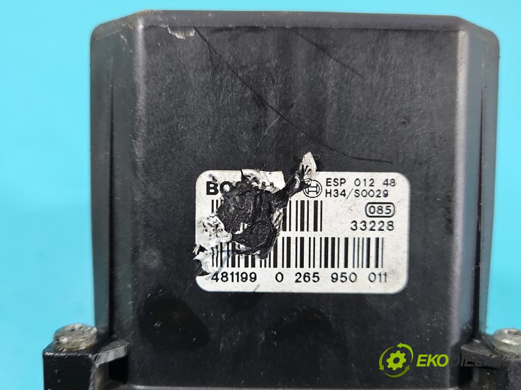 Audi A4 B6 2000-2004 1.9 tdi 131 hp manual 96 kW 1896 cm3 5- čerpadlo abs 0265950011 (Pumpa ABS)