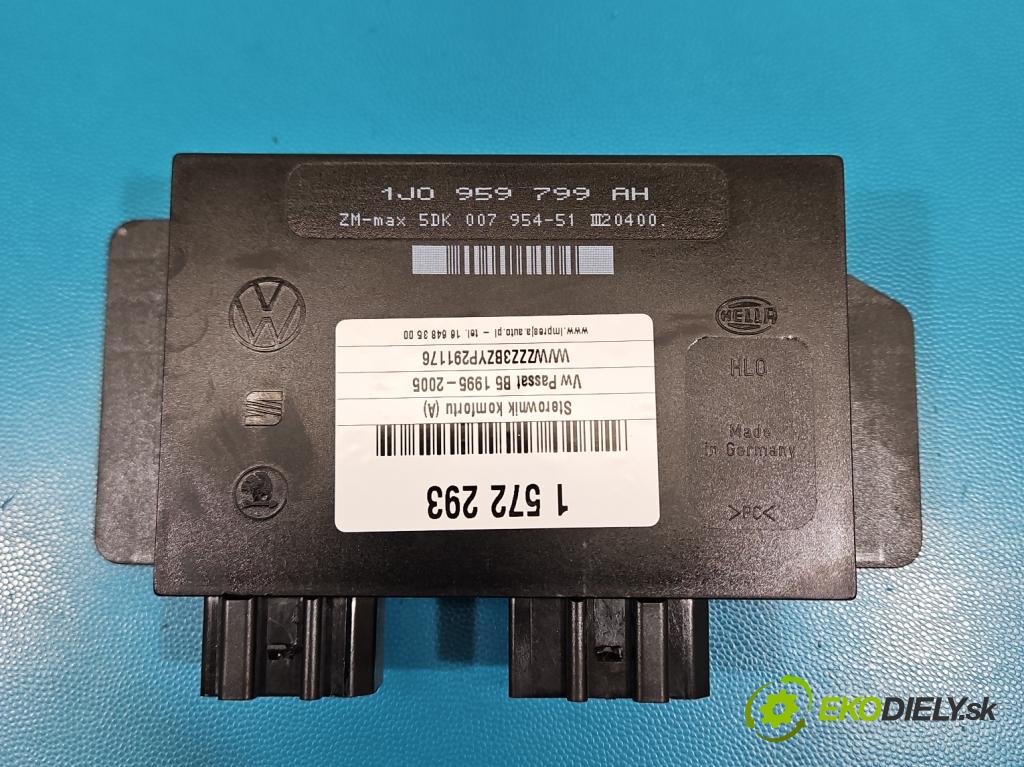 Vw Passat B5 1995-2005 1.9 tdi 116 HP manual 85 kW 1896 cm3 4- riadiaca jednotka komfortu 1J0959799AH