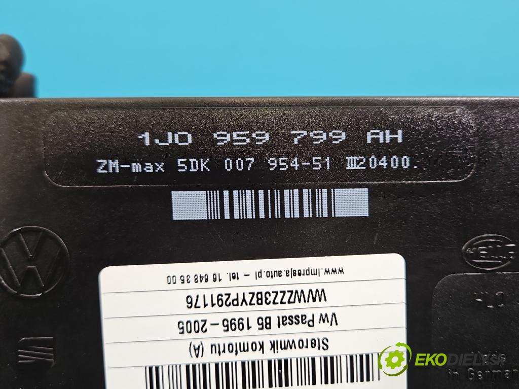 Vw Passat B5 1995-2005 1.9 tdi 116 HP manual 85 kW 1896 cm3 4- riadiaca jednotka komfortu 1J0959799AH