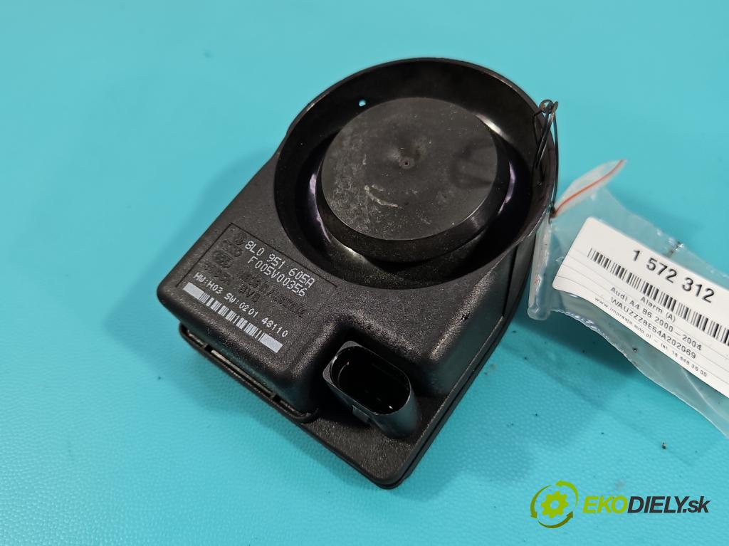 Audi A4 B6 2000-2004 1.9 tdi 131 HP manual 96 kW 1896 cm3 5- Alarm 8L0951605A