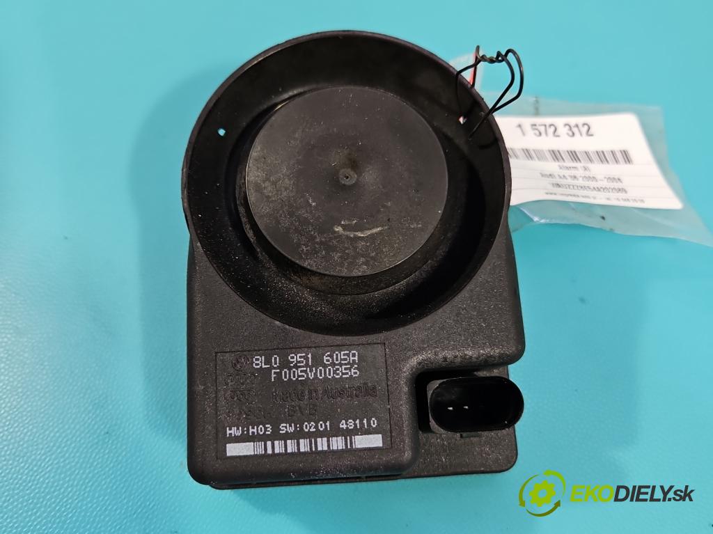 Audi A4 B6 2000-2004 1.9 tdi 131 HP manual 96 kW 1896 cm3 5- Alarm 8L0951605A