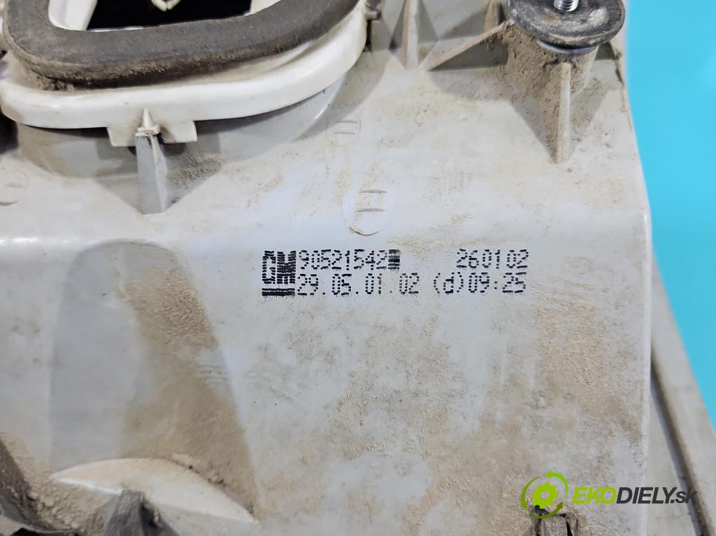 Opel Astra II 1998-2009 1.6 8V 84KM manual 62 kW 1598 cm3 5- svetlo / reflektor zadné ľavé 90521542 (Kľučka dverí ostatné)
