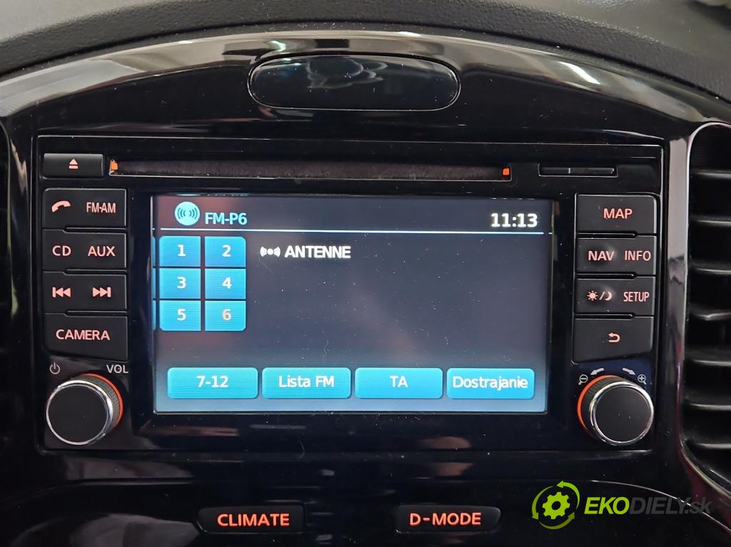Nissan Juke I 2010-2019 1.5 dci K9K 110 HP manual 81 kW 1461 cm3 5- Radio originál 7612033033