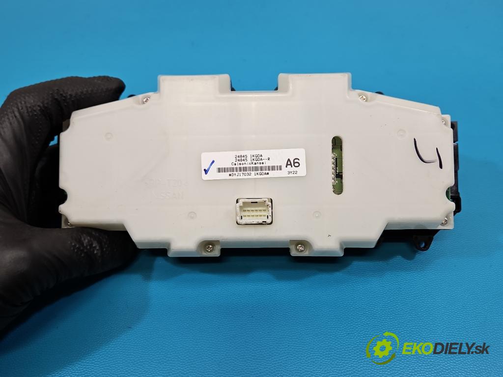 Nissan Juke I 2010-2019 1.5 dci K9K 110 HP manual 81 kW 1461 cm3 5- panel kúrenia 24845-1KG0A