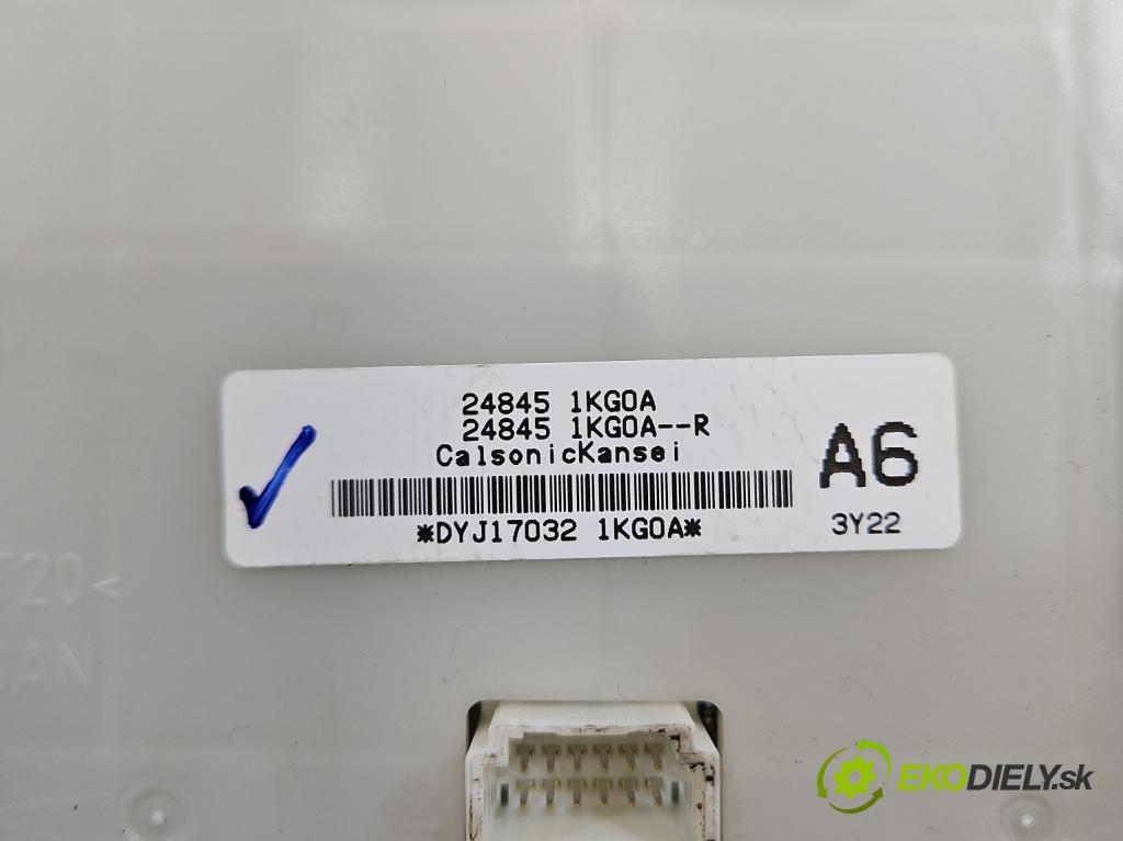 Nissan Juke I 2010-2019 1.5 dci K9K 110 HP manual 81 kW 1461 cm3 5- panel kúrenia 24845-1KG0A