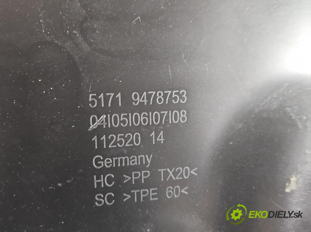 Bmw iX1 U11 0.0 elektrický: 272 HP automatic 200 kW 1 cm3 5- torpédo 9478753 (Torpédo (plast pod čelným sklom))